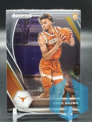 2021 Prizm Draft Picks Chrome Rookie #27 Greg Brown